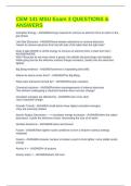 CEM 141 MSU Exam 3 QUESTIONS & ANSWERS