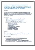 RN ATI CAPSTONE PROCTORED COMPREHENSIVE ASSESSMENT 2025-2026 FORM A AND B ACTUAL EXAM 350  QUESTIONS AND CORRECT ANSWERS WITH RATIONALES &lpar;VERIFIED ANSWERS&rpar; &vert;ALREADY GRADED A&plus;  
