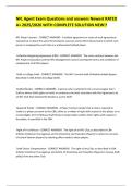 NFL Agent Exam Questions and answers Newest RATED A&plus; 2025&sol;2026 WITH COMPLETE SOLUTION NEW&excl;&excl;