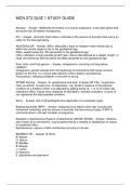 MCN 273 QUIZ 1 STUDY GUIDE