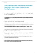 Army Explosives Safety Site Planning Certification Exam 2025 &vert; Study Guide&comma; Practice Test&comma; and Training Resources  &bull;  Army Explosives Safety Site Planning Certification Exam 2025 &bull;  Explosives safety site planning exam study guide &bull;  Army explosives safet