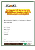WorkKeys Level 5 &vert; 2025&sol;2026 Exam Q&A &vert; 50&plus; Questions &vert; Unit Conversion&comma; Rates&comma; Weights&comma; Volumes &vert; ACT NCRC