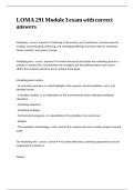 LOMA 291 Module 3 exam with correct answers