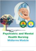 Psychiatric and Mental Health Nursing (MIDTERMS MODULES) 2025