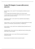 Loma 335 chapter 1 exam with correct answers 