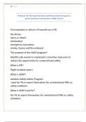 Endeavor FA Training Final Exam updated includes dangerous goods Questions and Answers 100&percnt; Correct 