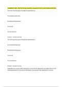 COMMERCE 1BA3 Bundled Questions with Correct Answers Latest Update 2025&sol;2026