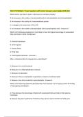 WGU D103 Midterm 1 Exam Questions with Correct Answers Latest Update 2025-2026