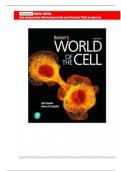 Test Bank For Becker's World of the Cell&comma; 10th Edition &lpar;Hardin&comma; 2022&rpar; All Chapters 1-26&vert;&vert; Latest Edition