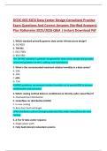 DCDC-002 BICSI Data Center Design Consultant Practice  Exam Questions And Correct Answers &lpar;Verified Answers&rpar;  Plus Rationales 2025&sol;2026 Q&A &vert; Instant Download Pdf 
