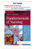 Test Bank – Fundamentals of Nursing | Potter, Perry, Stockert, Hall, Ostendorf | 12th Edition