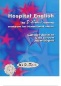 Hospital English&colon; The Brilliant Learning Workbook for International Nurses