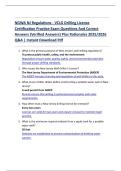 NGWA NJ Regulations - VCLG Drilling License  Certification Practice Exam Questions And Correct  Answers &lpar;Verified Answers&rpar; Plus Rationales 2025&sol;2026  Q&A &vert; Instant Download Pdf