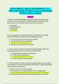 NGN ATI MENTAL HEALTH 2026 VERSION A &comma; B &comma; C &comma; PROCTORED EXAM&vert; ATI MENTAL HEALTH PROCTORED RETAKE EXAM &vert;A&plus; GRADE