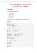 ISYE 6669 Fall 2023 Homework 8 Questions and Answers