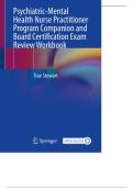 Psychiatric-Mental Health Nurse Practitioner Program Companion and Board Certification Exam Review Workbook