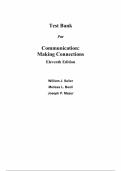 Test Bank &mdash; Communication&colon; Making Connections&comma; 11th Edition &mdash; William J&period; Seiler&comma; Melissa L&period; Beall&comma; Joseph P&period; Mazer