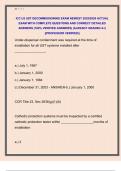 ICC U2 UST DECOMMISSIONING EXAM NEWEST 2025&sol;2026 ACTUAL  EXAM WITH COMPLETE QUESTIONS AND CORRECT DETAILED  ANSWERS &lpar;100&percnt; VERIFIED ANSWERS&rpar; &vert;ALREADY GRADED A&plus;&vert;  &vert;&vert;PROFESSOR VERIFIED&vert;&vert;