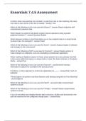 Essentials 7&period;4&period;5 Assessment Questions and Answers 2025