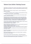 Tanium Core Online Training Course Questions and Answers 2025