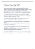 Tanium Reporting WBT Questions and Answers