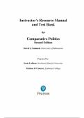 Instructor&rsquo;s Resource Manual & Test Bank &mdash; Comparative Politics&comma; 2nd Edition &mdash; David J&period; Samuels