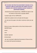NM 704 EXAM 3 AND PRACTICE EXAM NEWEST 2025&sol;2026 ACTUAL  EXAM WITH COMPLETE QUESTIONS AND CORRECT DETAILED  ANSWERS &lpar;100&percnt; VERIFIED ANSWERS&rpar; &vert;ALREADY GRADED A&plus;&vert;  &vert;&vert;PROFESSOR VERIFIED&vert;&vert; 