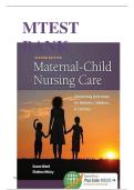 Test Bank for Maternal Child Nursing Care &ndash; 3rd Canadian Edition by Lisa Keenan-Lindsay &vert; Complete Exam Questions & Answers 2025&sol;2026