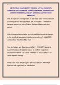 NM 704 FINAL EXAM NEWEST 2025&sol;2026 ACTUAL EXAM WITH  COMPLETE QUESTIONS AND CORRECT DETAILED ANSWERS &lpar;100&percnt;  VERIFIED ANSWERS&rpar; &vert;ALREADY GRADED A&plus;&vert; &vert;&vert;PROFESSOR  VERIFIED&vert;&vert; 