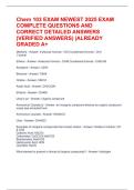 Chem 103 EXAM NEWEST 2025 EXAM COMPLETE QUESTIONS AND CORRECT DETAILED ANSWERS &lpar;VERIFIED ANSWERS&rpar; &vert;ALREADY GRADED A&plus;