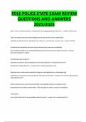 Package deal For FDLE SOCE EXAM REVIEW WITH 100&percnt; CORRECT ANSWERS 2025&sol;2026