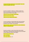 ATI RN DISRUPTED HOMEOSTASIS ASSESSMENT TEST WITH  VERIFIED ANSWERS 100&percnt; PASS