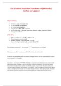 FAC-C Certification Exam Notes & Test Questions with Verified Answers &vert; 2024&ndash;2027 Updated