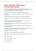 Chem 103 Exam 100&percnt; Solved Correctly New Update
