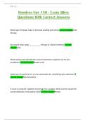 Hondros Nur 150 - Exam 2&vert;Key Questions With Correct Answers