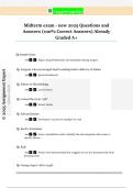 Midterm exam - new 2025 Questions and  Answers &lpar;100&percnt; Correct Answers&rpar; Already  Graded A&plus; 