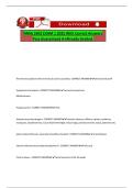 NRSG 3302 EXAM 1 2025 With Correct Answers Pass Guaranteed A&plus;Already Graded