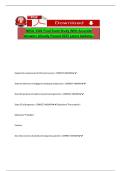NRSG 3302 Final Exam Study With Accurate Answers Already Passed 2025 Latest Updates