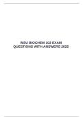  WSU BIOCHEM 103 EXAM QUESTIONS WITH ANSWERS 2025