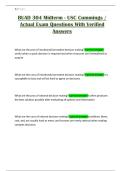 BUAD 304 Midterm - USC Cummings &sol; Actual Exam Questions With Verified Answers