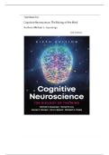 Test Bank For Cognitive Neuroscience&colon; The Biology of the Mind 6th Edition&comma; by Michael S&period; Gazzaniga&period;&lpar; All Chapters Covered&rpar; Latest 2026