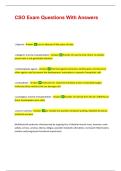 CSO Exam Questions With Answers