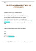 CVENT SOURCING EXAM QUESTIONS AND ANSWERS 2025