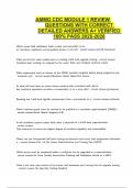 AMMO CDC MODULE 1 REVIEW QUESTIONS WITH CORRECT DETAILED ANSWERS A&plus; VERIFIED 100&percnt; PASS 2025-2026