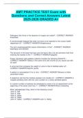 AMT PRACTICE TEST Exam with Questions and Correct Answers Latest 2025-2026 GRADED A&plus;&period;