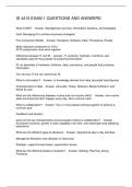 IS 4410 EXAM 1 QUESTIONS AND ANSWERS