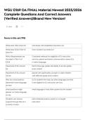 WGU D169 OA FINAL Material Newest 2025&sol;2026  Complete Questions And Correct Answers  &lpar;Verified Answers&rpar;&vert;Brand New Version&excl;