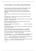 IS 4410 EXAM 2&comma; IS 4410 FINAL EXAM QUESTIONS
