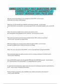 AMMO CDC&rsquo;S SELF TEST QUESTIONS WITH CORRECT DETAILED ANSWERS A&plus; LATEST VERSION 100&percnt; PASS 2025