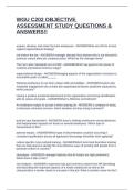 WGU C202 OBJECTIVE ASSESSMENT STUDY QUESTIONS & ANSWERS&excl;&excl;